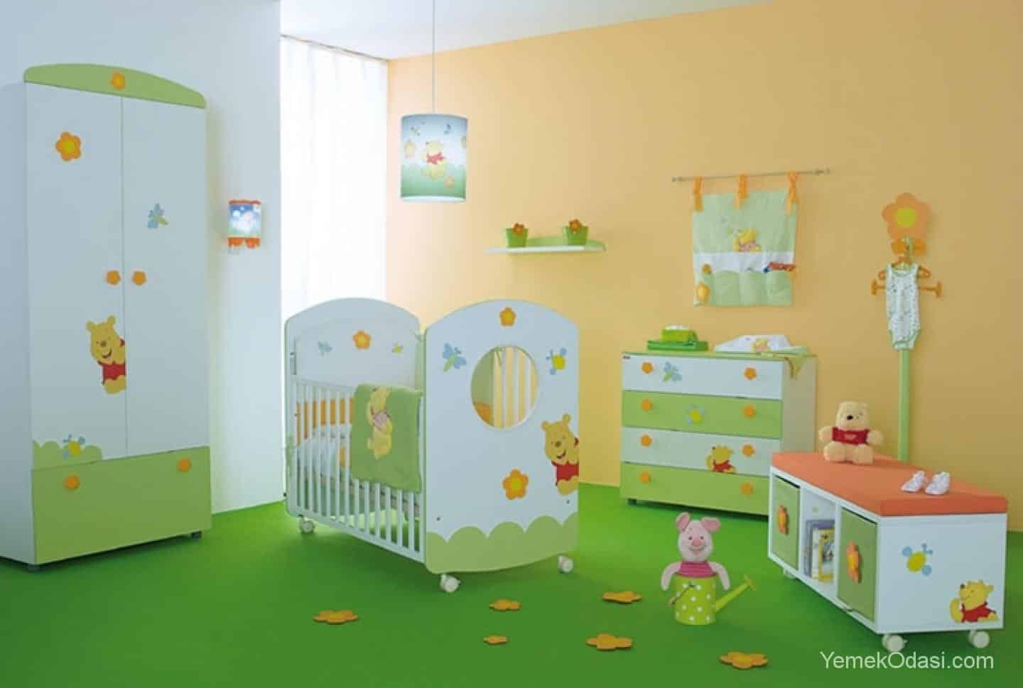 Erkek bebek odası dekorasyonu 