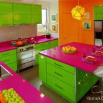 Renkli Mutfak Dolapları