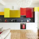 Mutfak Dekorasyonunda Renkli Mutfak Dolapları 1
