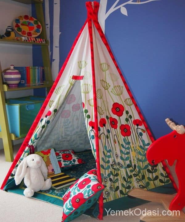 çocuk odası için çadır
