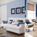 Mavi ve Beyaz Ev Dekorasyonu Fikirleri 4