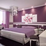lila renk yatak odası