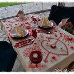 romantik masa süsleme