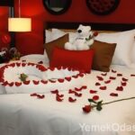 romantik yatak odası süsleme